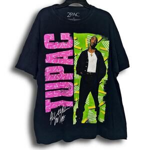 Black, Tupac Shakur 'All Eyez On Me' Tee